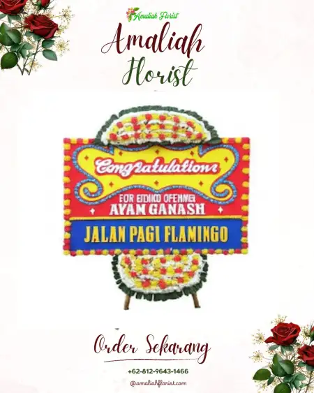 Sewa Papan Bunga Taman Mini Indonesia Indah